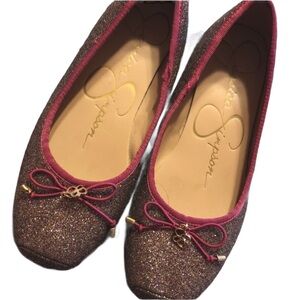 Jessica Simpson glitter shoes size 1.5GUC